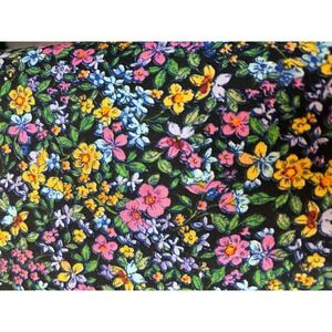 7‎ yards Floral Cotton Quilting Fabric Multi Color Ditsy Blossoms